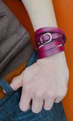 Image of Rhubarb skinny belt/cuff