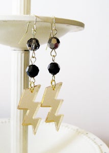 Image of Gold High Voltage Earrings [Available in 4 colors]