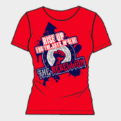 Image of Womens Rise-Up T-Shirt