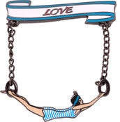 Image of Flying acrobat Brooch