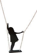Image of Girl on Swing Necklace