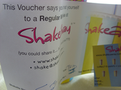 Image of Shakeaway Voucher - One Regular Milkshake Of Your Choice!