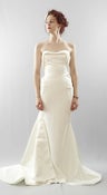 Image of Swanson – Silk duchess satin hourglass gown