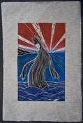 Image of Woodblock Print: Alex Diamond | Dancer (Into The Night WP#03)