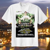 Image of Limited Edition DJ Raze, Cuizinier, Saphir White T-Shirt
