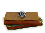 Image of Silver Victorian Skull Ring 