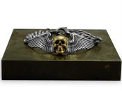 Image of "Skull" Wing Wrap Identification Bracelet