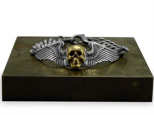 Image of "Skull" Wing Wrap Identification Bracelet