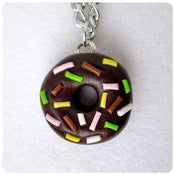 Image of Collier Donut Chocolat