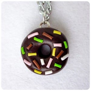 Image of Collier Donut Chocolat
