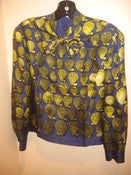 Image of VTG Hermes Silk Shell Blouse SZ 44/10