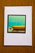 Image of Yellow Boat photo card