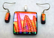 Image of Estray Sunset - pendant & drop set 01