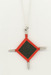 Image of Hand-Woven God's Eye Pendant-Striped