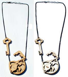 Image of Lock and key necklace