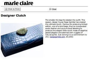 Image of Marie Claire: Celebrity Lifestyle Luxury Gifts
