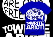 Image of "These Are Our Friends" TWAR! Shirt (BLUE)