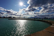 Image of sunshine on a cloudy day