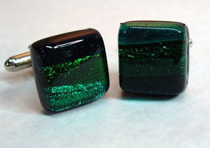 Image of Emerald landscape Cuff Links - 03
