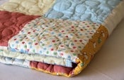 Image of Bubble Bath Patchwork Quilt ~ Squares ~