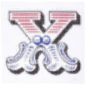 Image of Curly Mark "X" Limited Edition screen Print