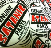 Image of Genuine Satanic parts stickers
