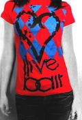 Image of I ❤ Argyle (women's blue)
