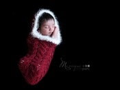Image of Newborn Peanut Wrap - Santa