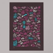 Image of MOVIE VEHICLES - SCREEN PRINT
