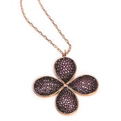 Image of Shagreen Flower Necklace  *As seen in Health Magazine