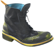 Image of No.0008 INTERCHANGE wingtip boot Black