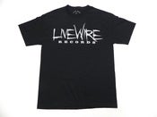 Image of SO FRESH CLOTHING X LIVEWIRE RECORDS TEE (BLACK/SILVER)