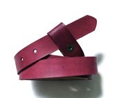 Image of Narrow 1" RHUBARB  belt