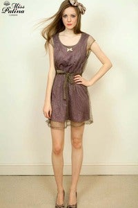 Image of Handmade Limited Edition Unique Leaf Vein Dress