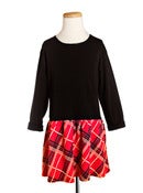 Image of Drop Waist Tartan Dress - ARRIVING MARCH