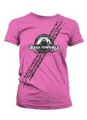 Image of HOT PINK TREAD TEE