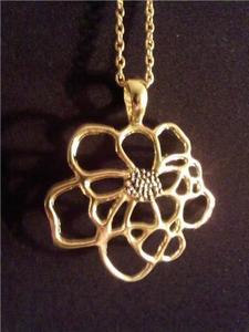 Image of Gold Flower Pendant