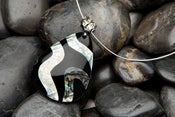 Image of Pendant-Contemporary Design with Rope Necklace