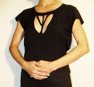 Image of Algiz Rune Cut Up Tee