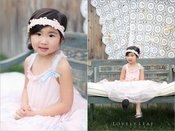 Image of LORELAI vintage bow applique headband