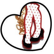 Image of Heart Kooky Legs Necklace