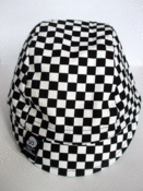 Image of Yanco Black & White Check Cycling Cap