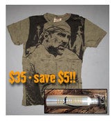Image of LES STROUD SURE T-shirt and Stainless Steel Water Bottle
