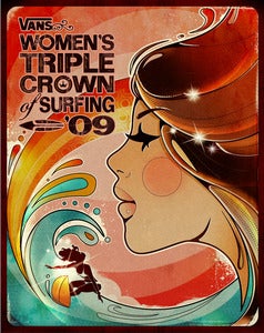 Image of 17x21 Vans Triple Crown of Surfing (Giclee on Paper)