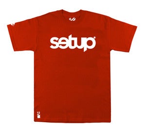 Image of Type T-Shirt // Deep Red
