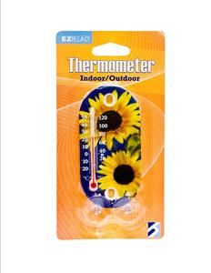 Image of 3.5" Garden Thermometer with Sunflowers