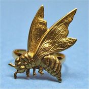 Image of Buzzy Bee - Gold Tone Ring