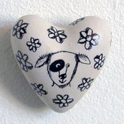 Image of Bästis hjärta, svart öga / Love hearts black eye