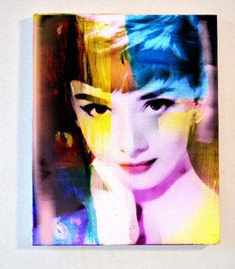 Image of ♥Pop Art Audrey Hepburn-Canvas♥