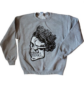 Image of SKULL OF RAWKUS - Grey Sweatshirt